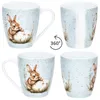 Ritzenhoff Kaffeebecher Bunny blau 300 ml Porzellan Ostern Produktbild-Vorschau 4