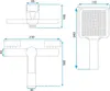 Badewannenarmatur REA ARGUS Brush Copper Produktbild-Vorschau 5