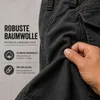 Brandit VINTAGE Outdoor Cargo Army Shorts charcoal - M Voir les images du produit 6