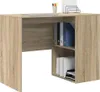 vidaXL Psací stůl Sonoma dub 102 x 50 x 75 cm Materiál na Náhled obrázku produktu 3