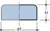PEHD-eindstuk 110mm S12.5, kort, zwart, QS (Quick Stream) Productafbeelding-voorbeeld 2