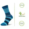 3 Paar Bambus Viskose Socken Ringel blau Softrand o. Gummi Produktbild-Vorschau 6