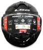LS2, Klapphelm Motorrad ADVANT X Carbon Gloss Carbon, XXL Produktbild-Vorschau 16