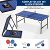 ACXIN Mini Tischtennistisch blau klappbar, Tragbarer Produktbild-Vorschau 3