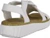 Rieker Damen Sandalen Keilsandaletten Modeschuhe weiß 38 Produktbild-Vorschau 20