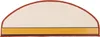 Sisal-Stufenmatte Pure Nature Halbrund rot 23,5 x 65 cm Produktbild-Vorschau 3