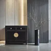 Fine Asianliving Chinesischer Schrank Onyx Schwarz - Produktbild-Vorschau 8