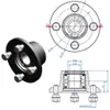 22x11.00-8 Knobby ATV Quad Trailer Kit Koła Osie Obrotowy Podgląd zdjęcia produktu 7