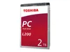 Toshiba L200, 2 TB, 5400 RPM, 128 MB, 2.5", Serial ATA III Produktbild-Vorschau 2
