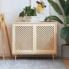 vidaXL Dveře šatní skříně 2 ks. Mřížkový design 49,5x69 cm Náhled obrázku produktu 2