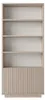 Bücherregal mit 2 Türen und 4 Ablagen - Beige - EROLYA Produktbild-Vorschau 1