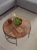 WOHNLING Couchtisch 62x40x62 cm Sofatisch Akazie Massivholz Produktbild-Vorschau 4