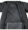 Winterlicher Baby-Overall mit Merinowollfell, blau 68 cm Produktbild-Vorschau 4