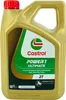 A golden plastic bottle of Castrol Power 1 Ultimate 2T motorcycle oil. Produktbild-Vorschau
