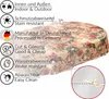 Tischdecke Wachstuch Blumen Braun Robust Wasserabweisend Produktbild-Vorschau 5