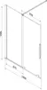 Mexen Velar pareti da bagno scorrevoli a 2 ante 180 x 150 Anteprima dell’immagine prodotto 5
