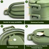 Lunchbox 2 Etagen - 1550ml Brotdose für Erwachsene - Lunch Produktbild-Vorschau 5