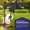 tillvex® Premium Alu Sonnenschirm 330 cm Anthrazit + Produktbild-Vorschau 3