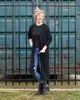 Knit Factory Jasmin Lange Strickjacke - Schwarz - 36/38 Produktbild-Vorschau 2