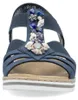 Rieker  Damenschuhe Sandalen Hoch Blau Freizeit Productafbeelding-voorbeeld 41