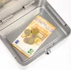 Geldkassette mit Münzeinsatz von HMF mit 20 cm Breite in Silber Produktbild-Vorschau