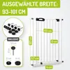BOMI® Türschutzgitter Extrahoch 73-161 cm | Ohne Bohren | Produktbild-Vorschau 2