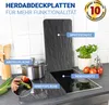 WENKO Glas Abdeck Platte Herd Abdeckplatte Herdabdeckung Produktbild-Vorschau 2