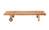 Möbilia Gartenliege aus Teak Holz | Kopfteil 5-fach Produktbild-Vorschau 3