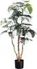 Kopu® Kunstpflanze Monstera Variegata 110 cm – 38 Blätter – Produktbild-Vorschau 1
