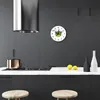Glasuhr Wanduhr Küchenuhr Echt-Glas 30fi cm Kiwi grün Produktbild-Vorschau 3