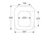Pressalit WC-Sitz Plan mit Deckel Weiß, vierecks Design, Produktbild-Vorschau 9