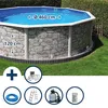 Stahlwandpool Set (6-teilig) hoch rund 460 x 120 cm, Stahl Produktbild-Vorschau 1