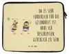 Mr. & Mrs. Panda Laptop Tasche Hummeln Kleeblatt 27 x 36 cm Produktbild-Vorschau 1