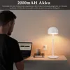 ZMH 2ER LED stolná lampa biela Bezdrôtová nočná lampa Náhľad obrázku produktu 4