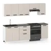 ULWEHOME | Küchenzeile 240 cm Kaschmir, Küchenmöbel-Set Produktbild-Vorschau 2