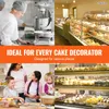 A collage of images showing different aspects of cake decorating, including a professional kitchen, a bakery display, and a family decorating cakes. Náhľad obrázku produktu