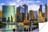 MuchoWow® Poster Chicago - Fluss - Turm 60x40 cm - Produktbild-Vorschau 2