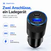 Auto Ladegerät USB-C & USB-A QC 3.1 KFZ Dual Ladeadapter Produktbild-Vorschau 3