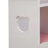 Hausform Kinderbett Weiß-Rosa mit Bücherregal, Produktbild-Vorschau 11