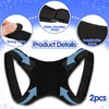 Rücken Geradehalter, 2 Pcs Haltungskorrektur Schultergurt, Produktbild-Vorschau 2