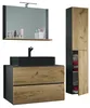 VCM 4-tlg. Waschplatz Waschtisch | schwarzes Waschbecken Produktbild-Vorschau 2