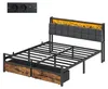 VASAGLE Bettgestell 160 x 200 cm, mit 2 Schubladen, Produktbild-Vorschau 12