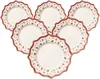 A set of six decorative plates arranged in a fan shape on a white background. Produktbild-Vorschau