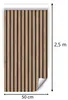 Selbstklebende Tapete Möbelfolie Holzoptik Eiche Lamellen Produktbild-Vorschau 4
