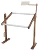 Cerceau à broder en bois antique avec support | Cerceau Voir les images du produit 2