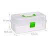 Relaxdays Aufbewahrungsbox 9 Fächer, Sortierbox Produktbild-Vorschau 4