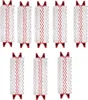 A collection of eight mop heads arranged in two rows of four. Produktbild-Vorschau