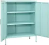 vidaXL Lagerschrank Minzgrün 80x35x101,5 cm Stahl Produktbild-Vorschau 1
