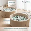 1182 KiddyMoon Suchy basen okrągły VELVET z piłeczkami 7cm Podgląd zdjęcia produktu 3