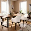 ALBATROS Esszimmerstühle 2er Set SALO, Beige - Modern und Produktbild-Vorschau 3